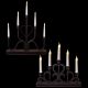 32cm Metal Heart Candlebridge with 5 LED Candles and Timer Function - Design Options