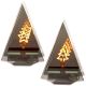15cm Lit Christmas Double-Sided Table Top Ornament with Warm White LEDs - Design Options