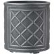 Lead Effect Round Garden Planter