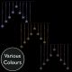 FlexiBright Snowflakes Curtain Lights - Colour Options
