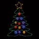 120cm FlexiBrights Tree Light Sculpture with 385 Twinkling LEDs