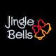 40cm LED Christmas Hanging Neon Sign - Jingle Bells
