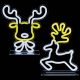 25cm LED Christmas Standing Neon Sign - Design Options