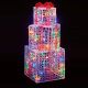 Premier Set of 3 Multicoloured Lit Soft Acrylic Parcels 25 - 35 - 45 cm