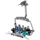 My Village - Sitting Ski's - Ski Lift Figurine Accessory (colour may vary)