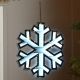 40cm Hanging Snowflake Infinity LED Display Light