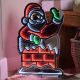 60cm Santa In A Chimney Infinity Light