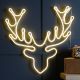 Reindeer Head Neon Flex Light