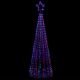 Premier Microbrights Pyramid Tree 1.4m - Rainbow