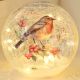 Lit Crackle Effect Ball with Warm White LEDs - Available in 15cm and 20cm Size Options