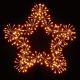 Premier Rose Gold Twinkling Wall Star - 60cm