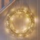 Gold Weave WonderWreath with Warm White LEDs