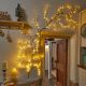 Lit Christmas Light Vine with 144 Warm White LEDs