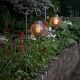 Smart Solar - Forli Flaming Lantern - Set of 2