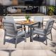 Hartman Sonas 4 Seat Square Garden Dining Set