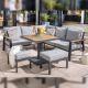 Hartman Sonas Square Casual Dining Set with Adjustable Table