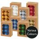 3cm Multi Finish Shatterproof Baubles (Pack of 24) - Colour Options