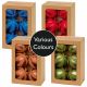 6cm Flock and Matte Shatterproof Christmas Baubles (Pack of 6) - Colour Options