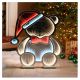 60cm Teddy Bear Infinity LED Display Light