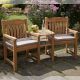 Tom Chambers - Ascot Companion Seat with Seat Cushions (accessories not included) 
