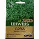 Unwins Organic Cress Extra Curled - Cress Seeds