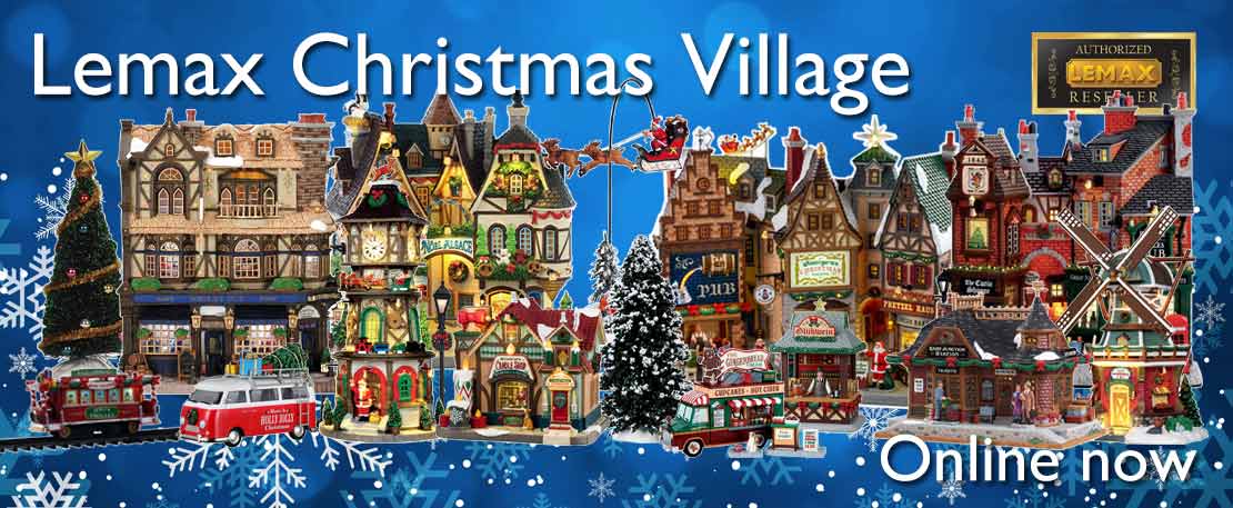 Lemax Christmas Village available online only