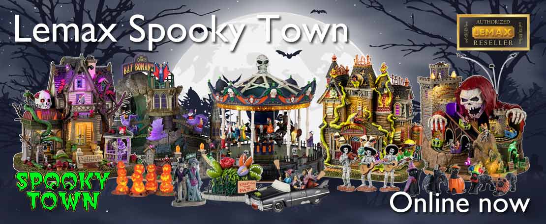 Lemax Spooky Town is here - create your own model Halloween village