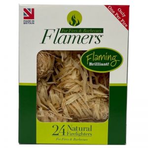 Flamers Natural Firelighters - 24 Pack 