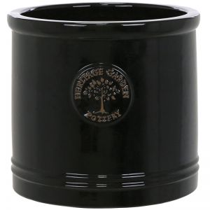 Heritage Black Cylinder Pot