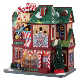 Lemax 'The Candy Cane Works' Lighted Building