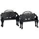 Lemax Patio Bench (Set of 2) - Accessory
