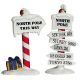 Lemax North Pole Signs (Set of 2) - Accessory