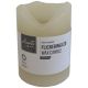 Cream Battery Flickering LED Wax Candle  - 7cm