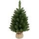 Small Burlap Green Table Top Christmas Tree - 60cm (2ft)