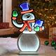 56cm Snowman Infinity Light - Festive Decorations