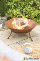Ipata Oxidised Firepit with Steel Stand