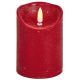 Red Battery LED Flickabrights Candle with Timer - 13cm x 9cm