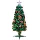 Pinecones & Berries Fibre Optic Christmas Tree - 2.6ft