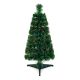 Slim Crystal Tipped Fibre Optic Christmas Tree - 2.6ft