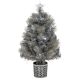 Silver Tipped Fir LED Fibre Optic Christmas Tree