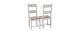 Chalked Oak/Grey Dining Chair With Timber Seat - Oak Furniture