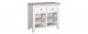Chalked Oak/Grey Buffet With 2 Drawers & 2 Shelves - Oak Furniture