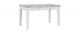 Chalked Oak/Grey Rectangular Cafe Table With Drawers - Oak Furniture