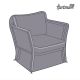Hartman Dubai Lounge Chair Protective Garden Furniture Cover