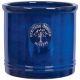 Heritage Blue Cylinder Pot Planter
