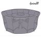 Hartman Heritage 6 Seat Round Dining Set Protective Garden Furniture Cover