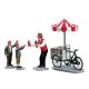Lemax 'Gelato Cart' Figurine Set