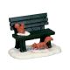 Lemax 'Park Bench In Winter' Figurine