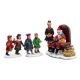 Lemax 'Visiting Santa - Set Of 3' Figurine Set