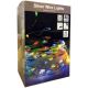 Multi Colour Silver Wire Battery Lights - 80 LEDs